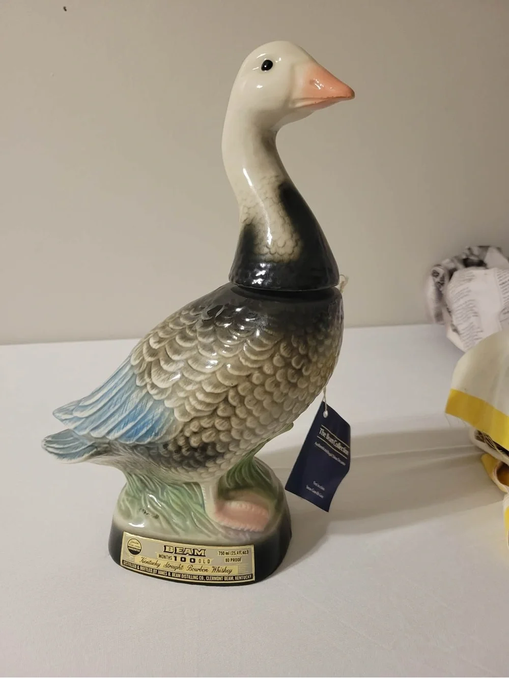 Vintage Jim Beam Goose Whiskey Decanter